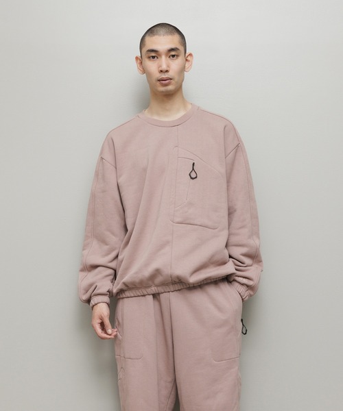 BAL（バル）の「BAL / BIKE ATHLETIC LOOP WHEEL COTTON CREW（スウェット・メンズ・アッシュグレー/ブラック/その他・3/2/1）」の3枚目の写真