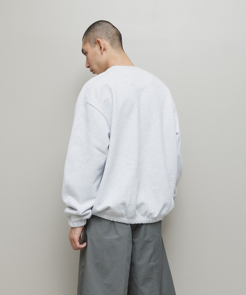 BAL（バル）の「BAL / BIKE ATHLETIC LOOP WHEEL COTTON CREW（スウェット・メンズ・アッシュグレー/ブラック/その他・3/2/1）」の7枚目の写真