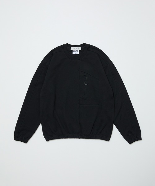 BAL（バル）の「BAL / BIKE ATHLETIC LOOP WHEEL COTTON CREW（スウェット・メンズ・アッシュグレー/ブラック/その他・3/2/1）」の10枚目の写真