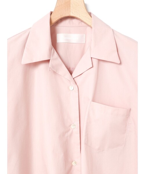 MAR court MARMARMAR オープンカラーハーフスリーブシャツ美品 MAR court MARMARMAR オープンカラーハーフスリーブシャツ美品