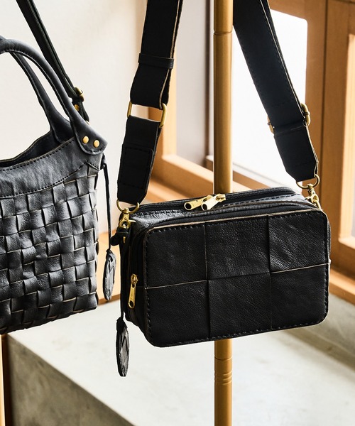 zucchero（ズッケロ）の「お財布ショルダーバッグ ショルダーバッグ レディース 本革 財布 旅行バッグ 40091（ショルダーバッグ・レディース・ブラック/ブラウン・FREE）」の14枚目の写真