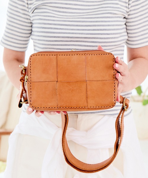 zucchero（ズッケロ）の「お財布ショルダーバッグ ショルダーバッグ レディース 本革 財布 旅行バッグ 40091（ショルダーバッグ・レディース・ブラック/ブラウン・FREE）」の12枚目の写真