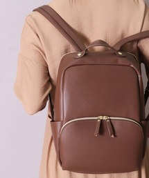 kaonaka backpack リュック ブラウン バックパック/リュック（ブラウン/茶色系・ワンポイント