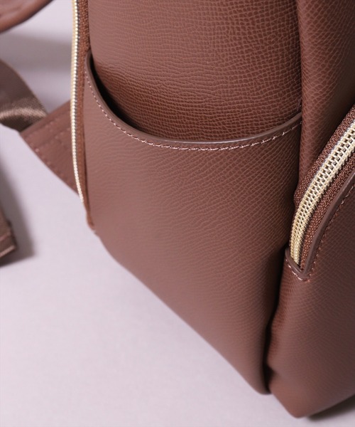 Legato Largo(レガートラルゴ)の「(LF)【Legato Largo】【たすかるっかばん】6ポケット/10L リュック(バックパック/リュック・レディース・グレイッシュベージュ/ブラック/ブラウン・ONE SIZE)」の13枚目の写真