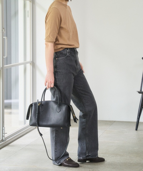 story.（ストーリー）の「Story./ストーリー レザーボストン（ボストンバッグ・レディース・ブラウン/ブラック・FREE）」の9枚目の写真