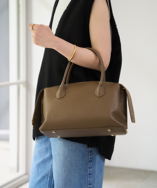 story.（ストーリー）の「Story./ストーリー レザーボストン（ボストンバッグ・レディース・ブラウン/ブラック・FREE）」の14枚目の写真