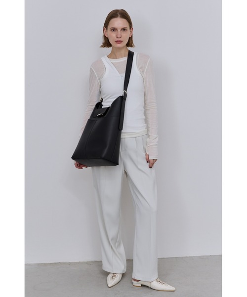 un/neu 2WAYバーフラップスクエアBIGショルダー un/neu ショルダーバッグ バッグ 2WAYバーフラップスクエアBIG