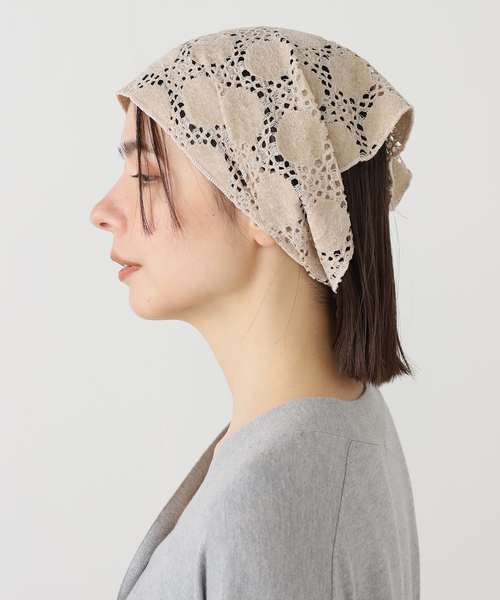 AWESOME NEEDS / オーサムニーズ】 NETTING SCARF_KNIT