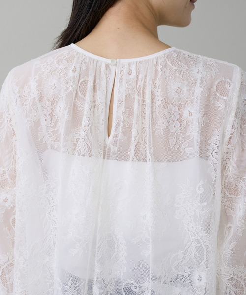 INED(イネド)の「レースブラウス(シャツ/ブラウス・レディース・オフホワイト/ブラック・9号)」の17枚目の写真