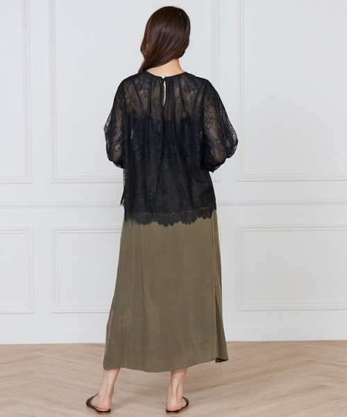 INED(イネド)の「レースブラウス(シャツ/ブラウス・レディース・オフホワイト/ブラック・9号)」の19枚目の写真