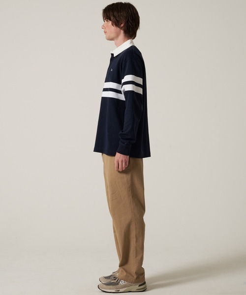 Eddie Bauer(エディーバウアー)の「ラグビーシャツ(ポロシャツ・メンズ・ダークネイビー/ダークオレンジ/ダークグリーン・M/L/XL/XXL)」の12枚目の写真