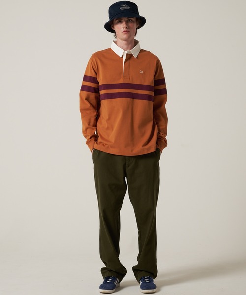 Eddie Bauer(エディーバウアー)の「ラグビーシャツ(ポロシャツ・メンズ・ダークネイビー/ダークオレンジ/ダークグリーン・M/L/XL/XXL)」の14枚目の写真