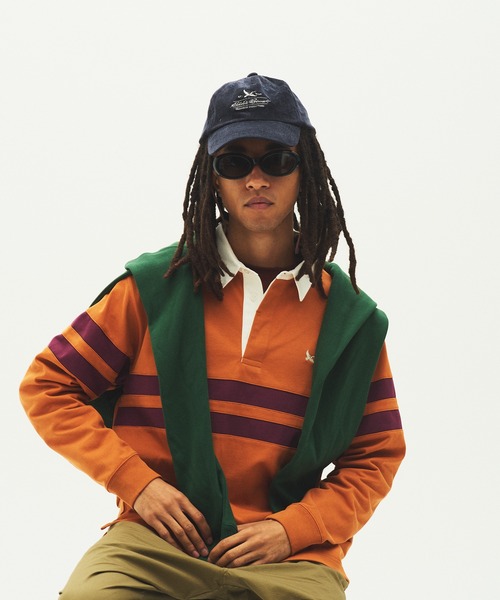 Eddie Bauer(エディーバウアー)の「ラグビーシャツ(ポロシャツ・メンズ・ダークネイビー/ダークオレンジ/ダークグリーン・M/L/XL/XXL)」の5枚目の写真