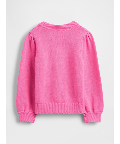 GAP(ギャップ)の「パフスリーブ セーター (幼児・ベビー)(ニット/セーター・キッズ・ライトグレー/パープル/ブルー/アイボリー/ライトブルー/ベージュ/ピンク・70cm/80cm/90cm/95cm/100cm/105cm/110cm)」の12枚目の写真
