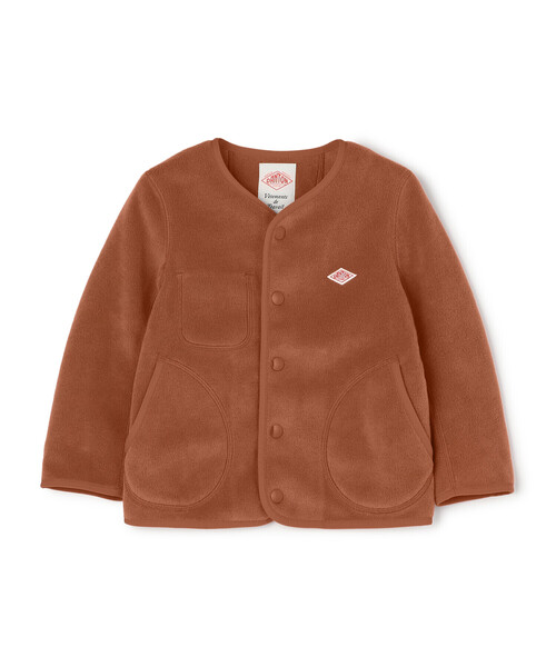 KIDS' FLEECE COLLARLESS JACKET（ノーカラージャケット）｜DANTON