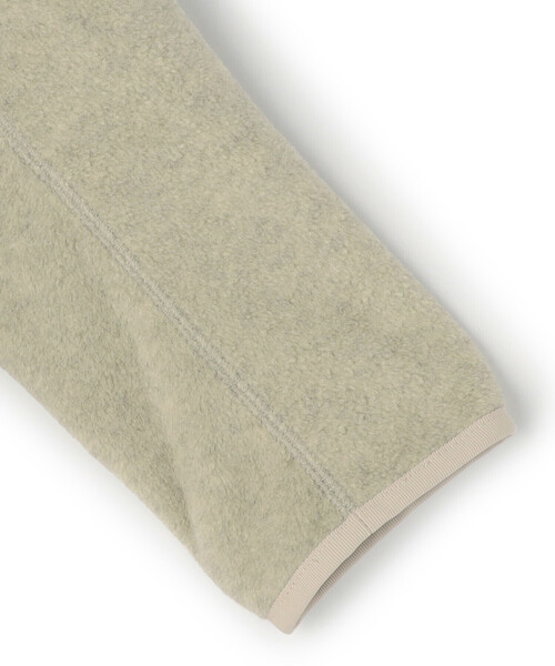 DANTON(ダントン)の「KIDS’ FLEECE COLLARLESS JACKET(ノーカラージャケット・キッズ・クリーム/オレンジ系その他/ブラック・135/125/115/105)」の6枚目の写真