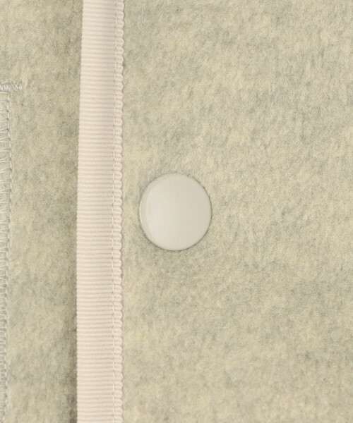 DANTON(ダントン)の「KIDS’ FLEECE COLLARLESS JACKET(ノーカラージャケット・キッズ・クリーム/オレンジ系その他/ブラック・135/125/115/105)」の11枚目の写真