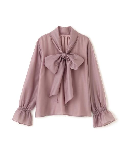 PROPORTION BODY DRESSING（プロポーションボディドレッシング）の「＜ウォッシャブル＞シアーボウタイブラウス / 1215210909（シャツ/ブラウス・レディース・グレー/ピンク/ホワイト系その他・MEDIUM/SMALL）」の19枚目の写真