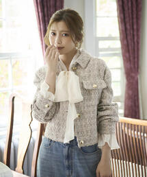 PROPORTION BODY DRESSING | ＜ウォッシャブル＞シアーボウタイブラウス / 1215210909(シャツ/ブラウス)