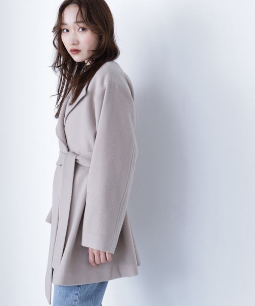 ◇ベルテッドミディコート（その他アウター）｜NATURAL BEAUTY BASIC