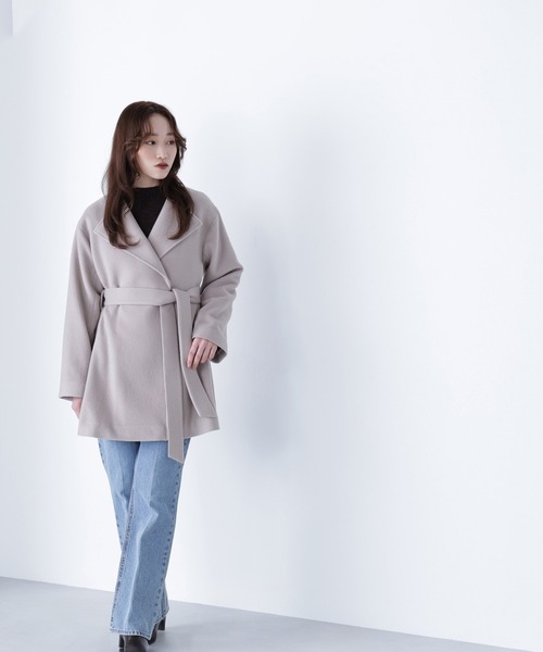 ◇ベルテッドミディコート（その他アウター）｜NATURAL BEAUTY BASIC