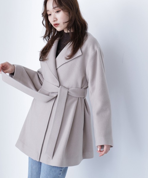 ◇ベルテッドミディコート（その他アウター）｜NATURAL BEAUTY BASIC