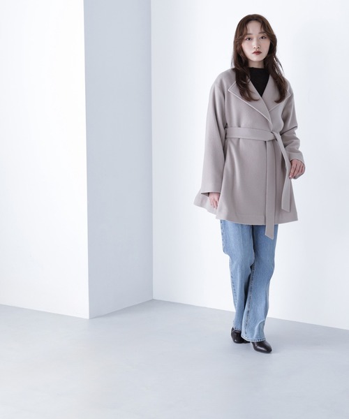 ◇ベルテッドミディコート（その他アウター）｜NATURAL BEAUTY BASIC