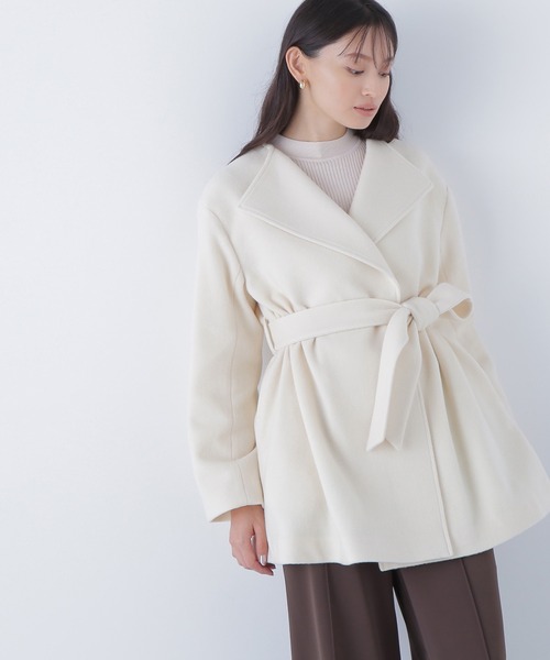 ◇ベルテッドミディコート（その他アウター）｜NATURAL BEAUTY BASIC