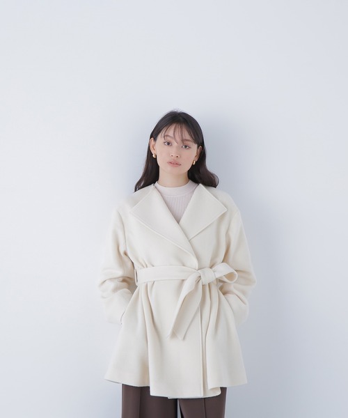 ◇ベルテッドミディコート（その他アウター）｜NATURAL BEAUTY BASIC