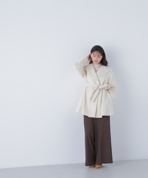 ◇ベルテッドミディコート（その他アウター）｜NATURAL BEAUTY BASIC