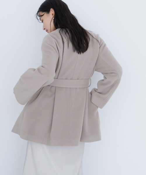 ◇ベルテッドミディコート（その他アウター）｜NATURAL BEAUTY BASIC