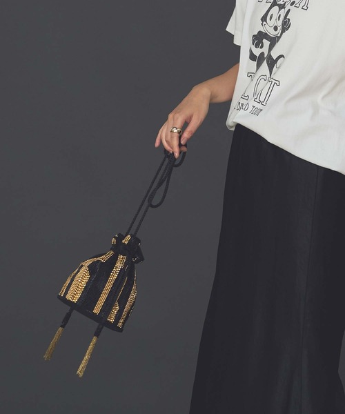 Gready Brilliant（グレディブリリアン）の「インドビーズバッグ（ショルダーバッグ・レディース・ブラック系・FREE）」の18枚目の写真