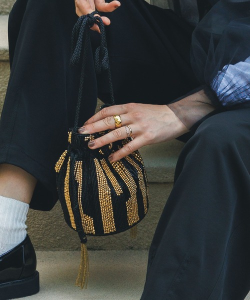 Gready Brilliant（グレディブリリアン）の「インドビーズバッグ（ショルダーバッグ・レディース・ブラック系・FREE）」の9枚目の写真