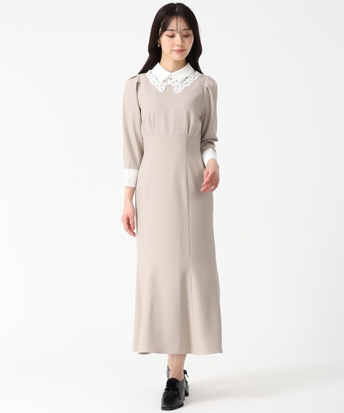 2025秋冬新作 カフス付きマーメイドワンピース（ワンピース）｜31 Sons