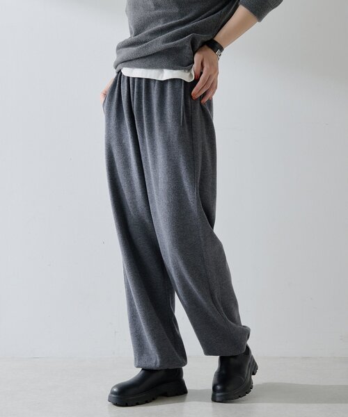 Whim Gazette 【GEMINI】ニットパンツ グレー F GEMINI】ニットパンツ（その他パンツ）｜Whim Gazette（ウィム