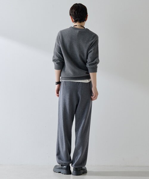 Whim Gazette（ウィムガゼット）の「【GEMINI】ニットパンツ（その他パンツ・レディース・ネイビー/グレー・FREE）」の14枚目の写真