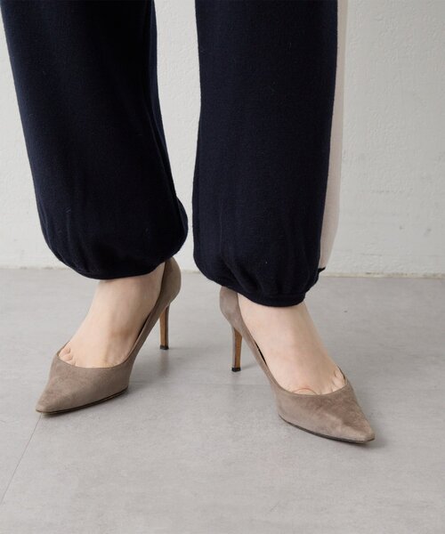 Whim Gazette（ウィムガゼット）の「【GEMINI】ニットパンツ（その他パンツ・レディース・ネイビー/グレー・FREE）」の22枚目の写真