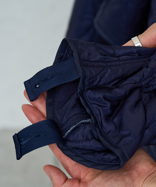 FREAK'S STORE（フリークスストア）の「限定展開　M65 加工 ショート ライナー モッズ セット コ－ト（3WAY・モッズコート・キルトライナー）（モッズコート・レディース・ブラック/ブルー/オリーブ・ﾌﾘ-）」の9枚目の写真