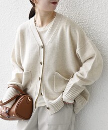 SHIPS any | SHIPS any:〈手洗い可能〉AQUA カシミヤ ミックス Vネック カーディガン(カーディガン/ボレロ)