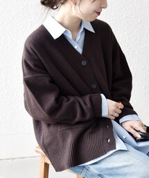 Vネック カシミヤ」に該当するレディースのカーディガン/ボレロ