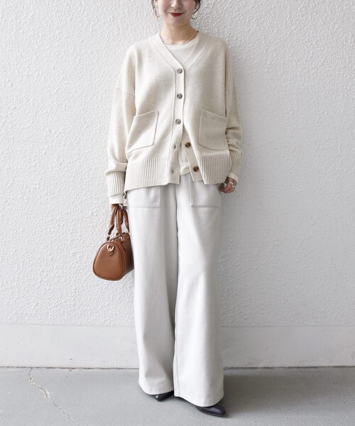 セール】SHIPS any:〈手洗い可能〉AQUA カシミヤ ミックス Vネック