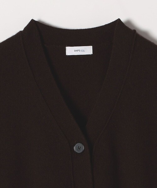 セール】SHIPS any:〈手洗い可能〉AQUA カシミヤ ミックス Vネック