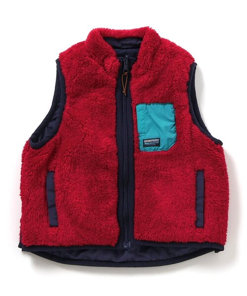 ジュニア対応】リバーシブルボアベスト（ダウンベスト）｜F.O.KIDS