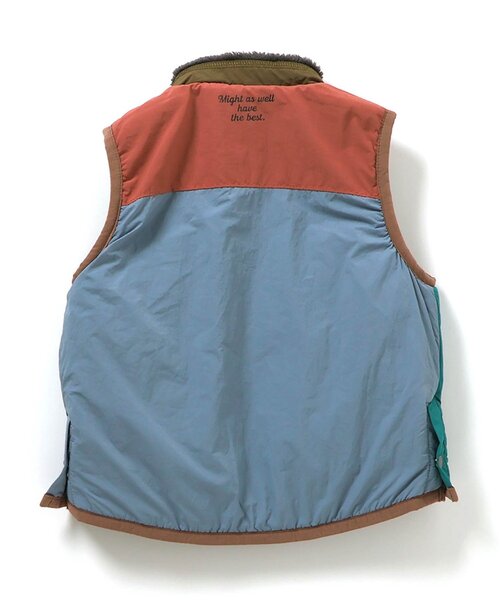 F.O.KIDS(エフオーキッズ)の「【ジュニア対応】リバーシブルボアベスト(ダウンベスト・キッズ・レインボー/アイボリー/レッド/チャコール・140/90/80/130/120/110/100)」の22枚目の写真