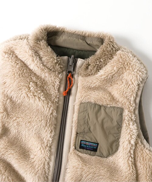 F.O.KIDS(エフオーキッズ)の「【ジュニア対応】リバーシブルボアベスト(ダウンベスト・キッズ・レインボー/アイボリー/レッド/チャコール・140/90/80/130/120/110/100)」の5枚目の写真