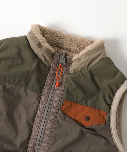 F.O.KIDS(エフオーキッズ)の「【ジュニア対応】リバーシブルボアベスト(ダウンベスト・キッズ・レインボー/アイボリー/レッド/チャコール・140/90/80/130/120/110/100)」の10枚目の写真