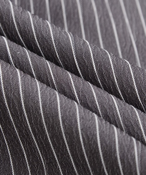 Arnold Palmer（アーノルドパーマー）の「イージーケア ストライプ シャツワンピース（シャツワンピース・レディース・サックスブルー/ブラック/ブルー・M/S/L）」の20枚目の写真