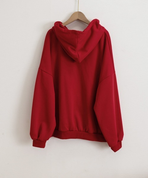 Miniministore(ミニミニストア)の「パーカー フード付きVネックプルオーバー(パーカー・レディース・ブラック/ベージュ/ライトグレー/レッド・FREE)」の20枚目の写真