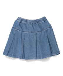 DRC branshes（ディーアールシーブランシェス）の「【WEB限定/DRC】プリーツ切替デニムスカート（デニムスカート・キッズ）」