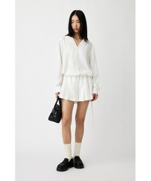 MOUSSY（マウジー）の「PLEATED SHIRT ミニドレス（シャツワンピース）」